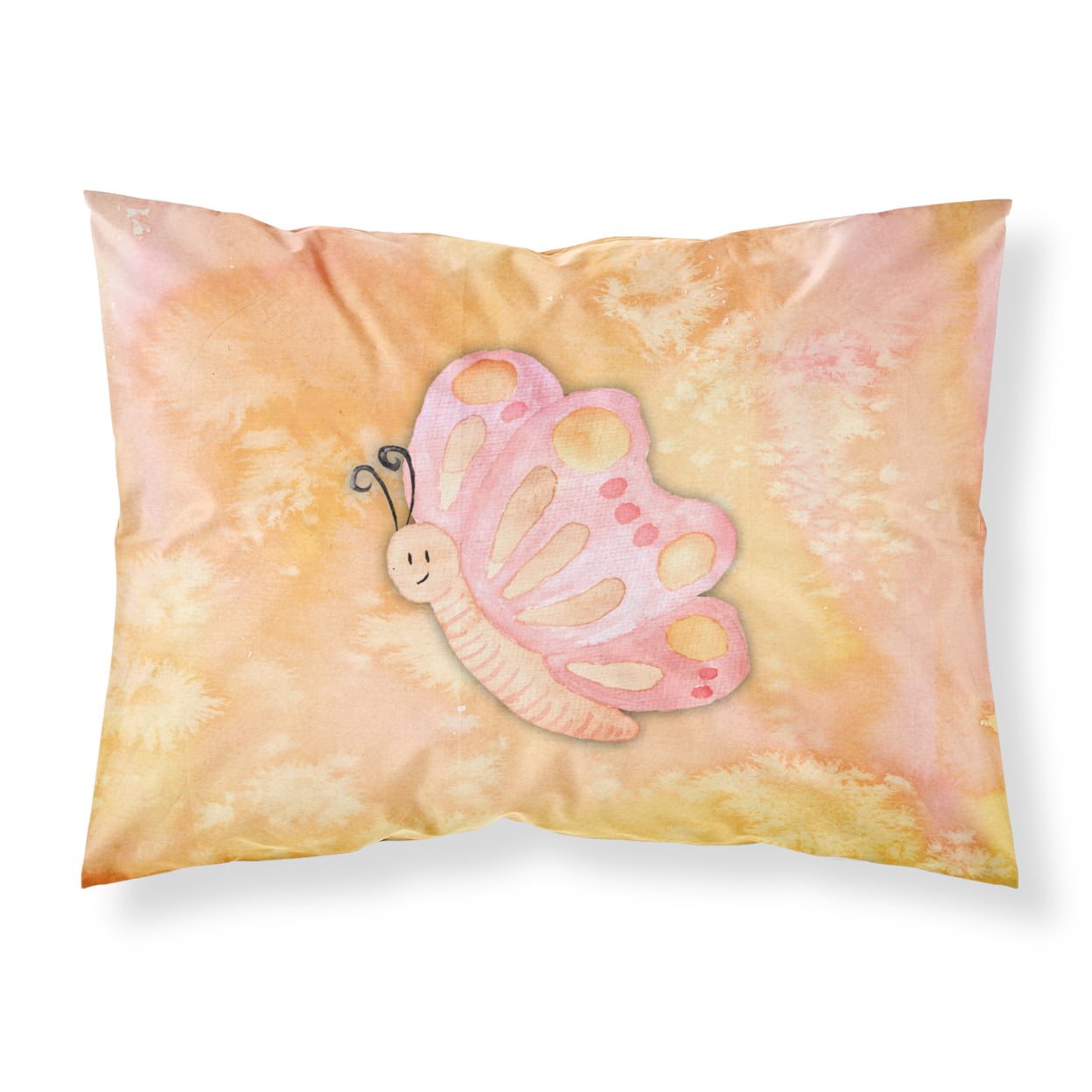 Butterfly Watercolor Fabric Standard Pillowcase