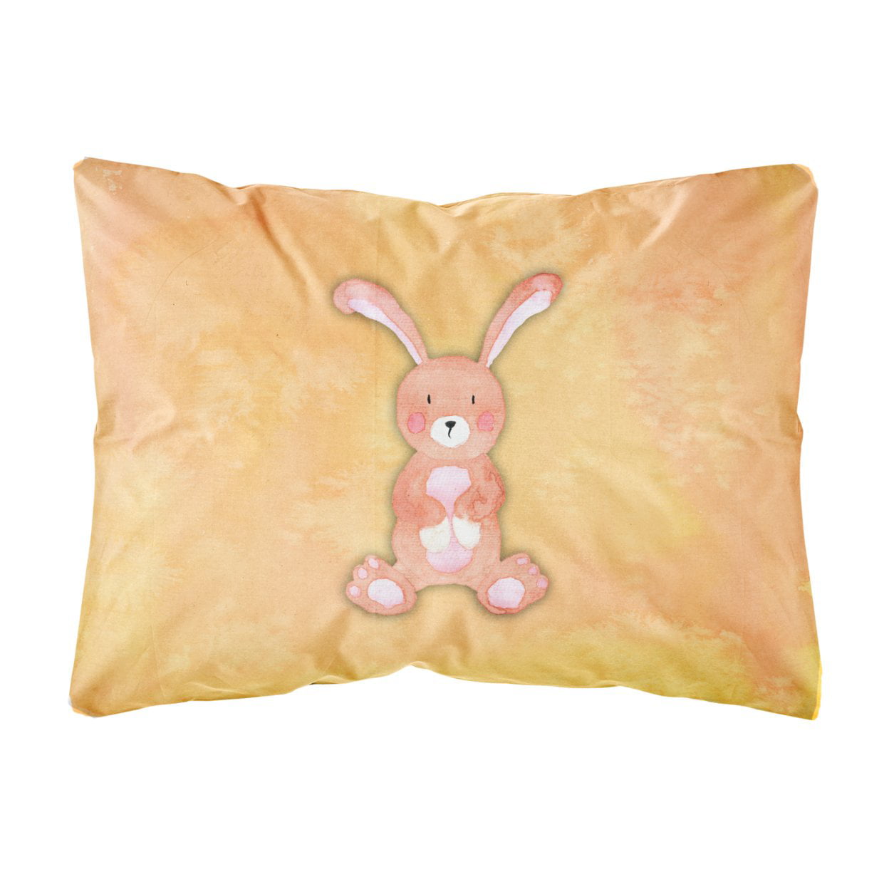 Picture of Carolines Treasures BB7383PW1216 Rabbit Watercolor Canvas Fabric Decorative Pillow