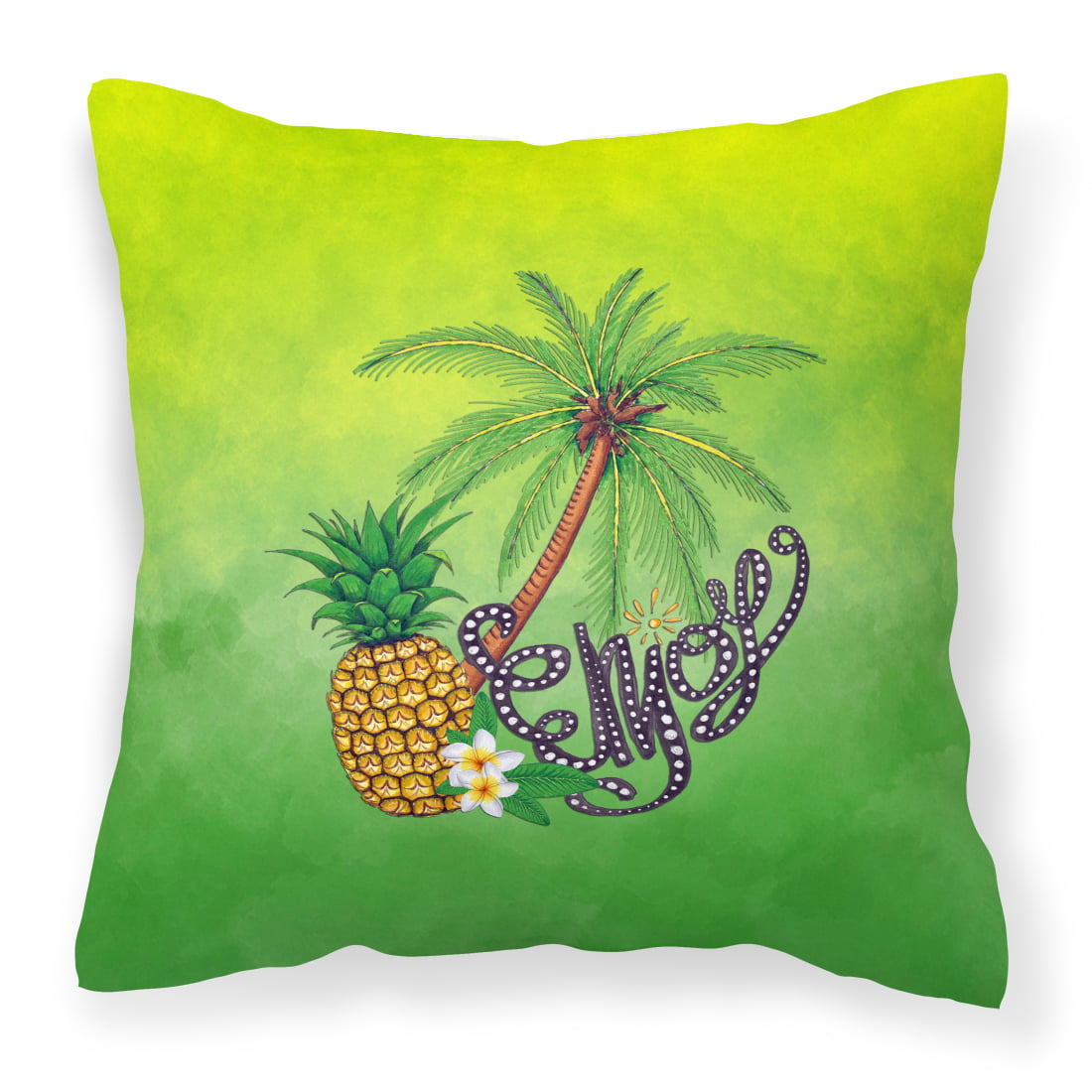 Summer Enjoy Fabric Decorative Pillow