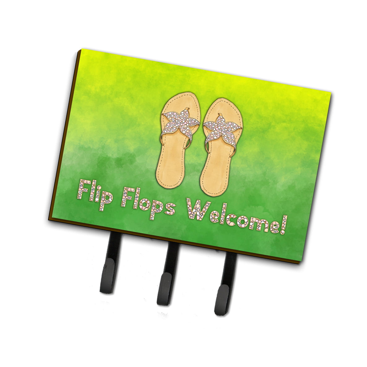 Picture of Carolines Treasures BB7454TH68 Flip Flops Welcome Leash or Key Holder