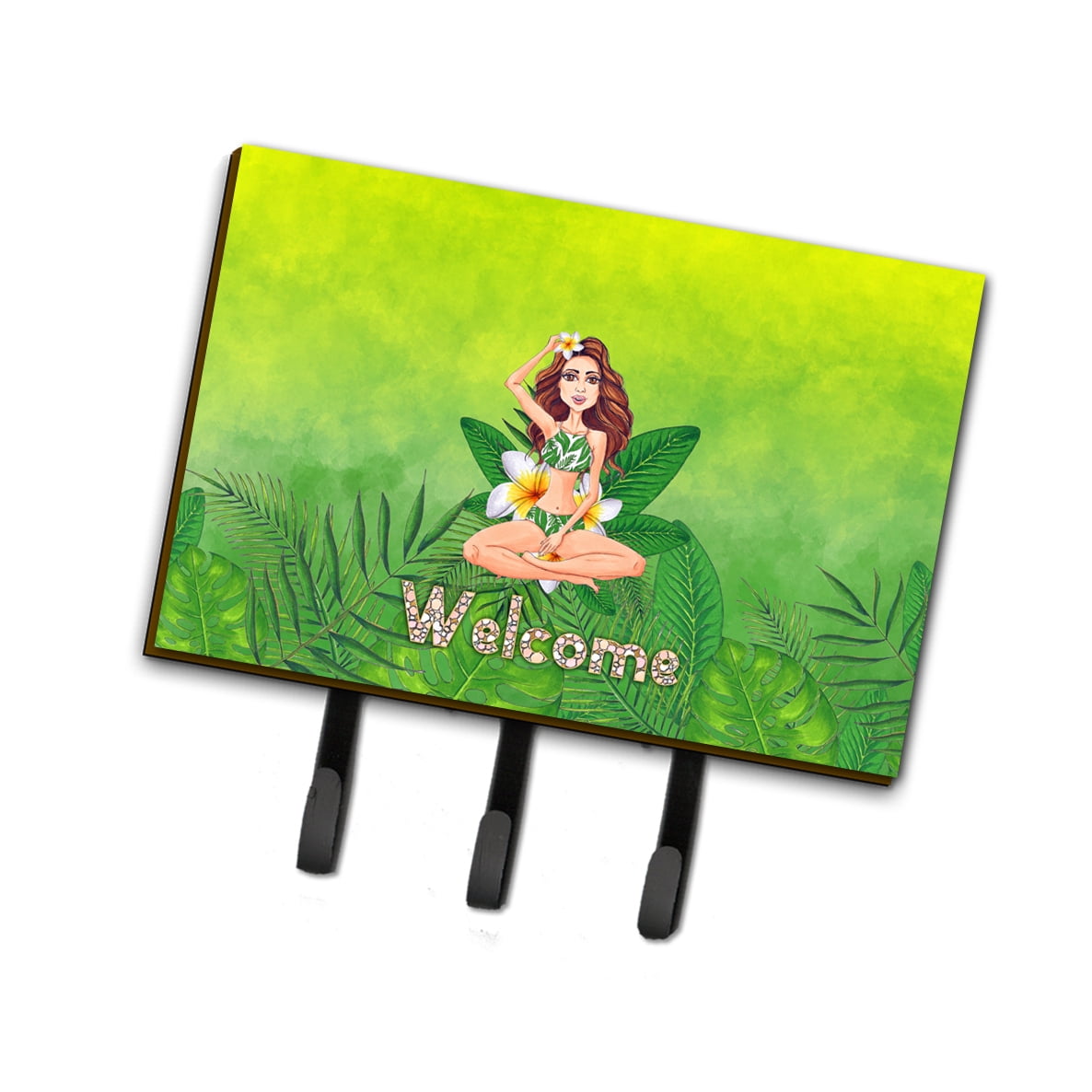 Picture of Carolines Treasures BB7457TH68 Welcome Lady in Bikini Summer Leash or Key Holder