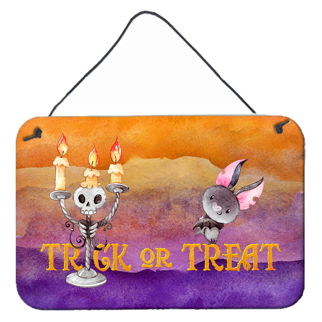 Halloween Trick or Treat Wall or Door Hanging Prints