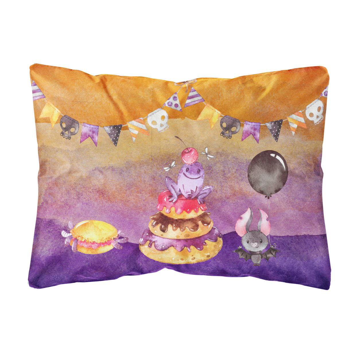 Picture of Carolines Treasures BB7463PW1216 Halloween Sweets Party Canvas Fabric Decorative Pillow
