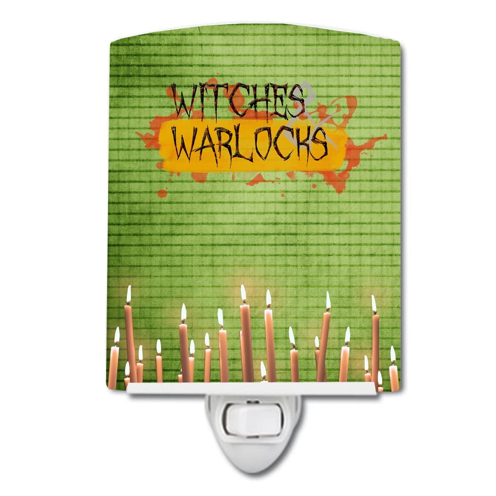 Witches & Warlocks Halloween Ceramic Night Light