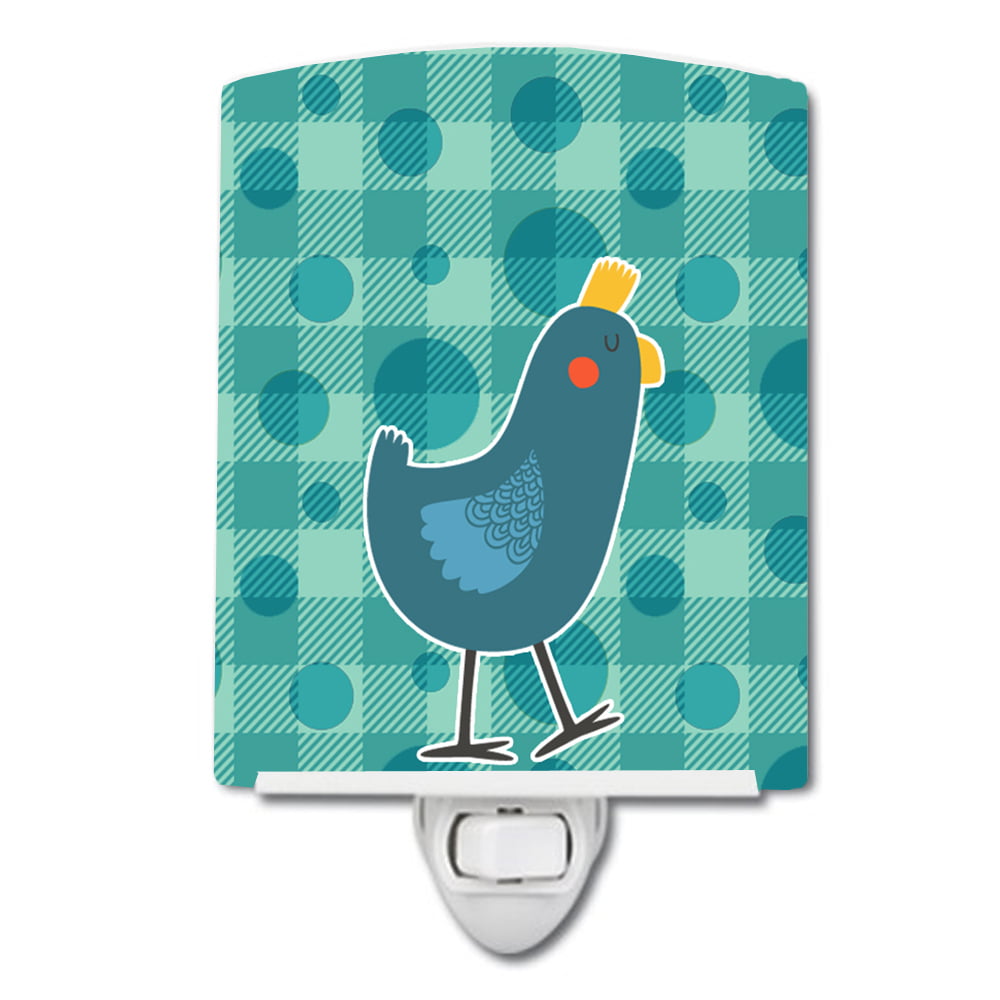 BB6786CNL Polkadot Chicken Ceramic Night Light