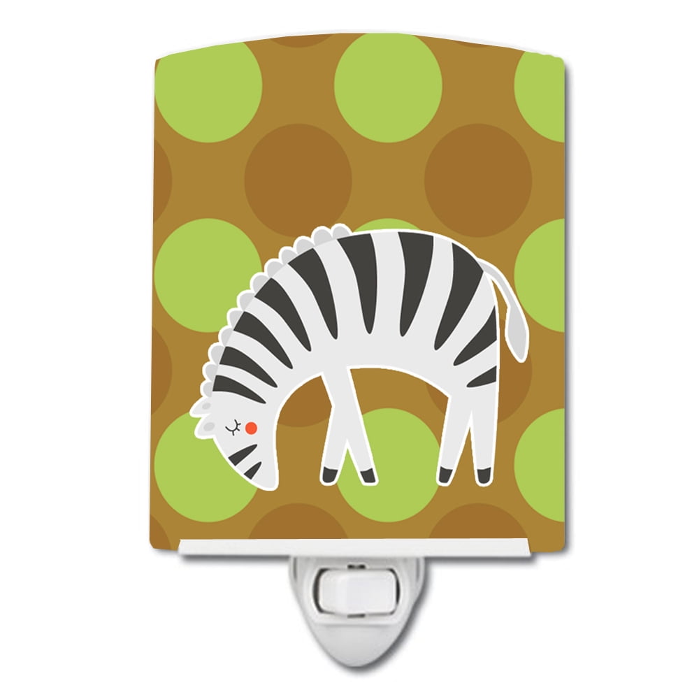 BB6787CNL Zebra Ceramic Night Light