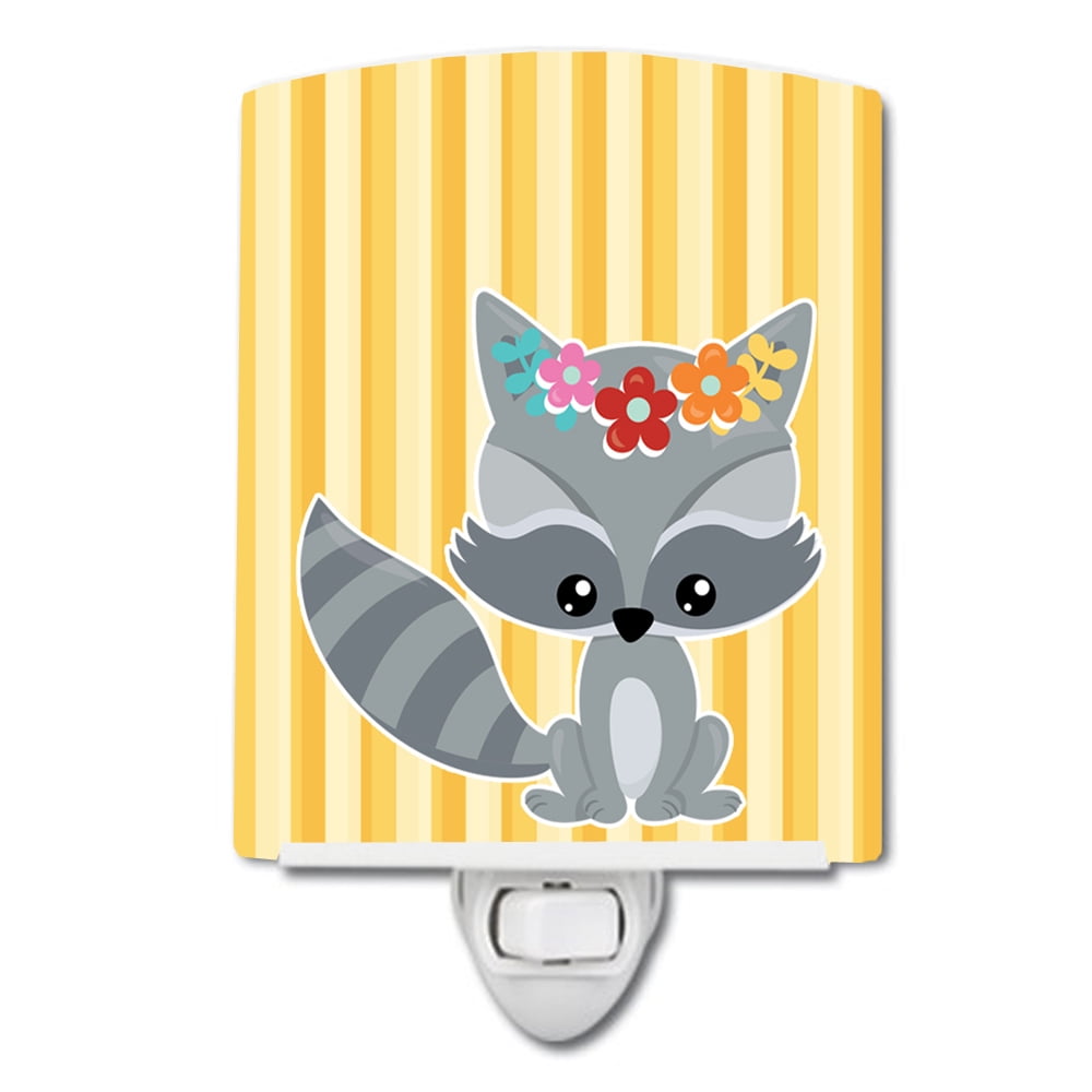 Raccoon Ceramic Night Light