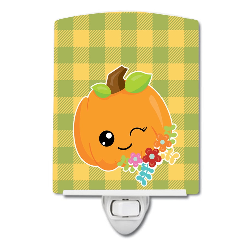 BB6792CNL Mr. Winky Pumpkin Ceramic Night Light