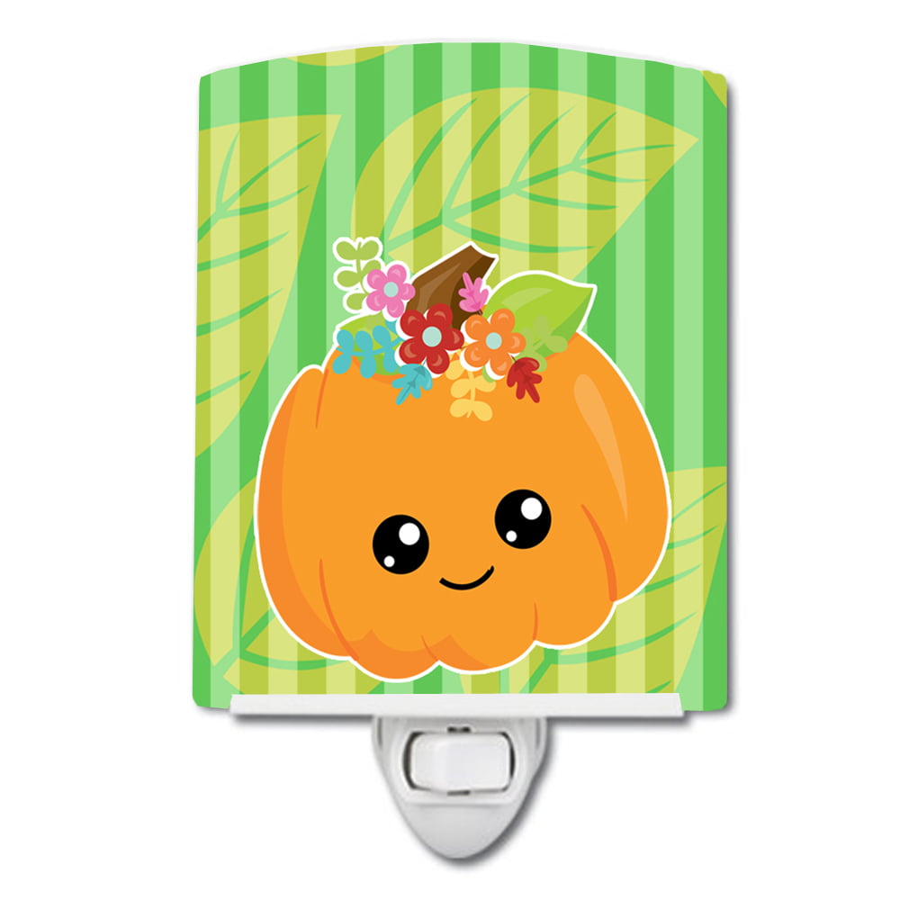 Pumpkin Fall Ceramic Night Light
