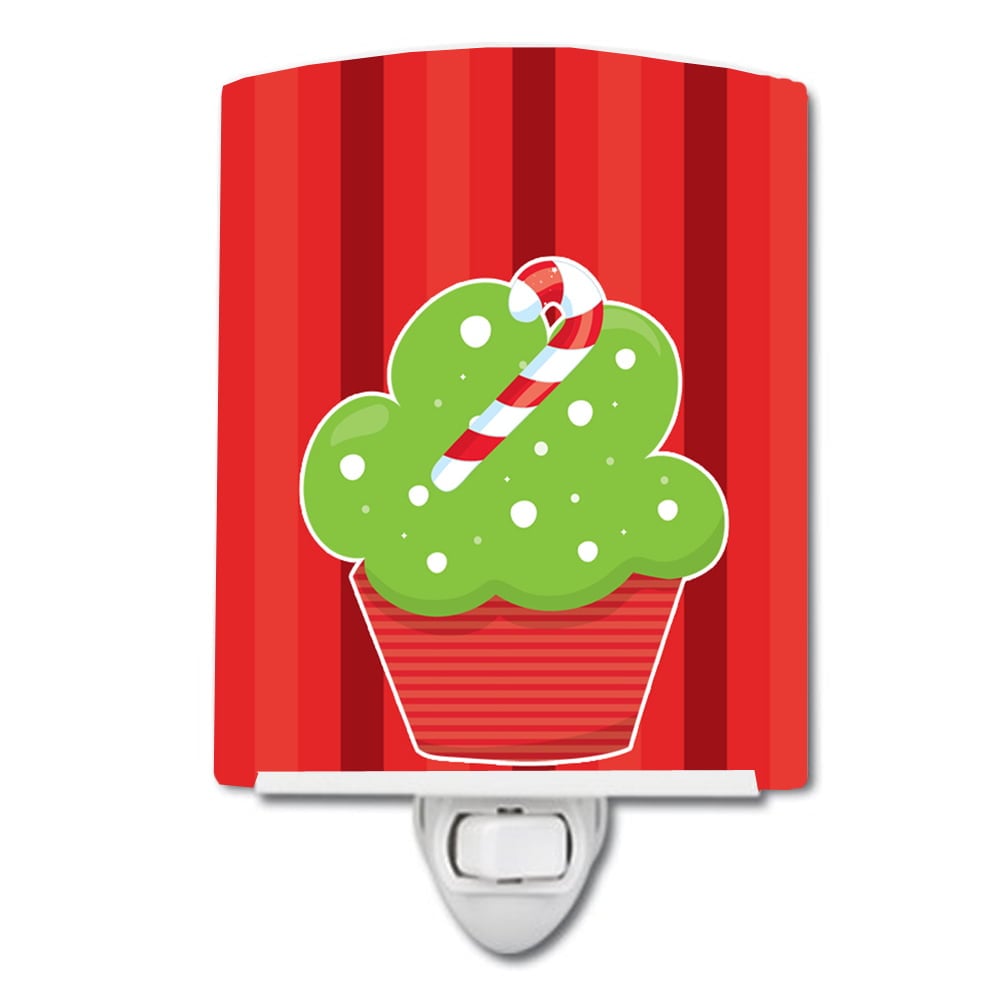 BB6814CNL Christmas Cupcake Ceramic Night Light