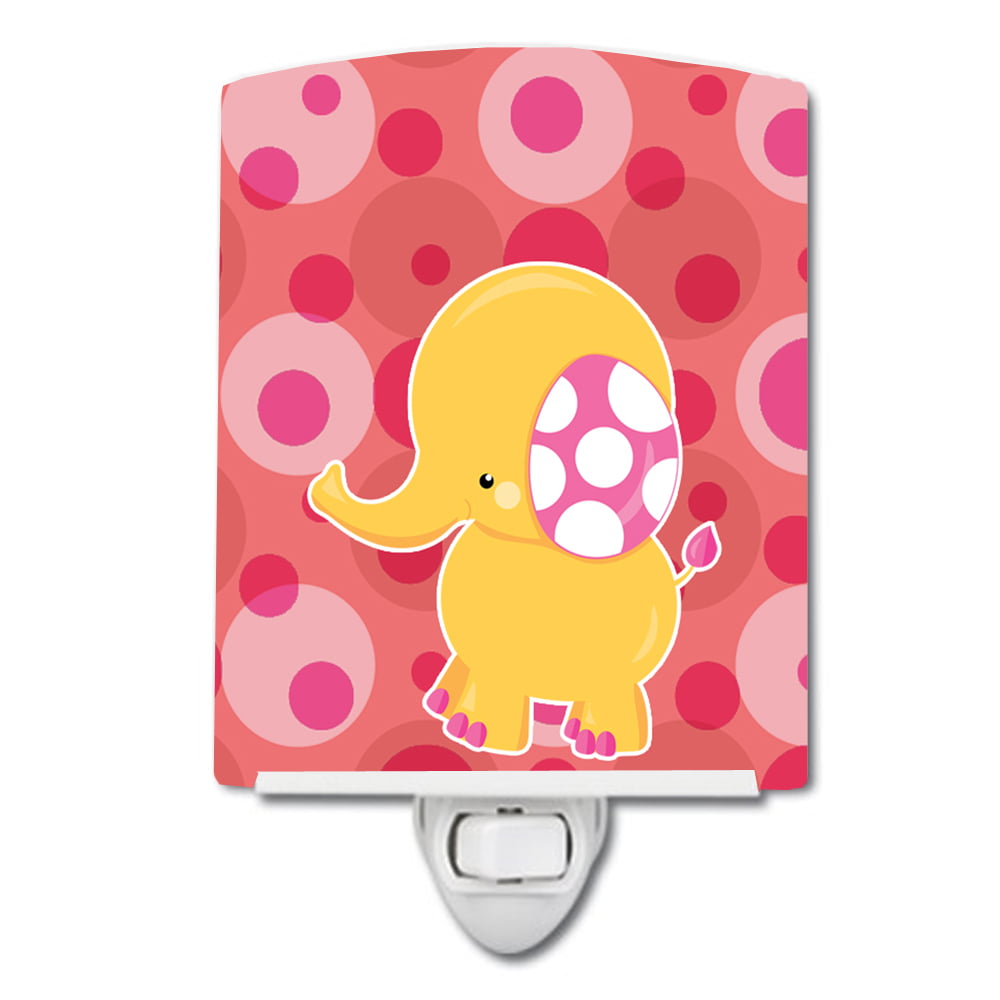 BB6828CNL Girl Elephant Ceramic Night Light