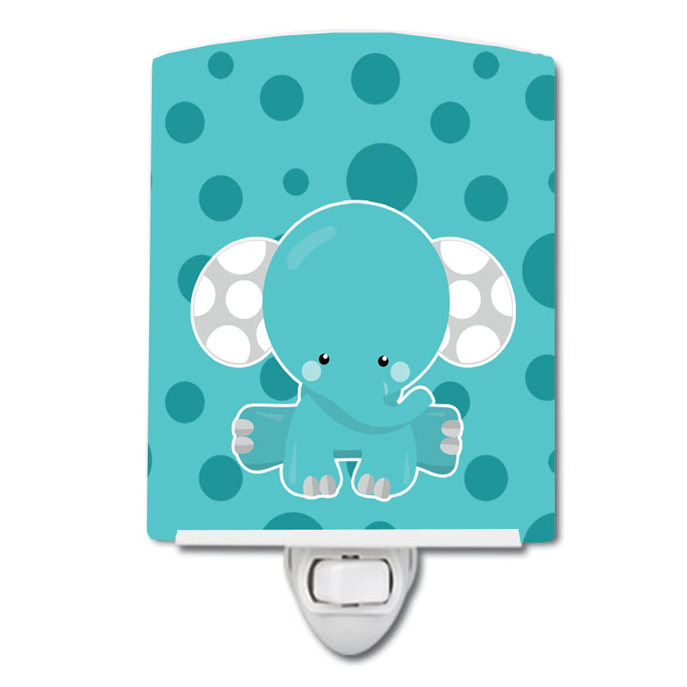 BB6836CNL Polkadot Elephant Ceramic Night Light