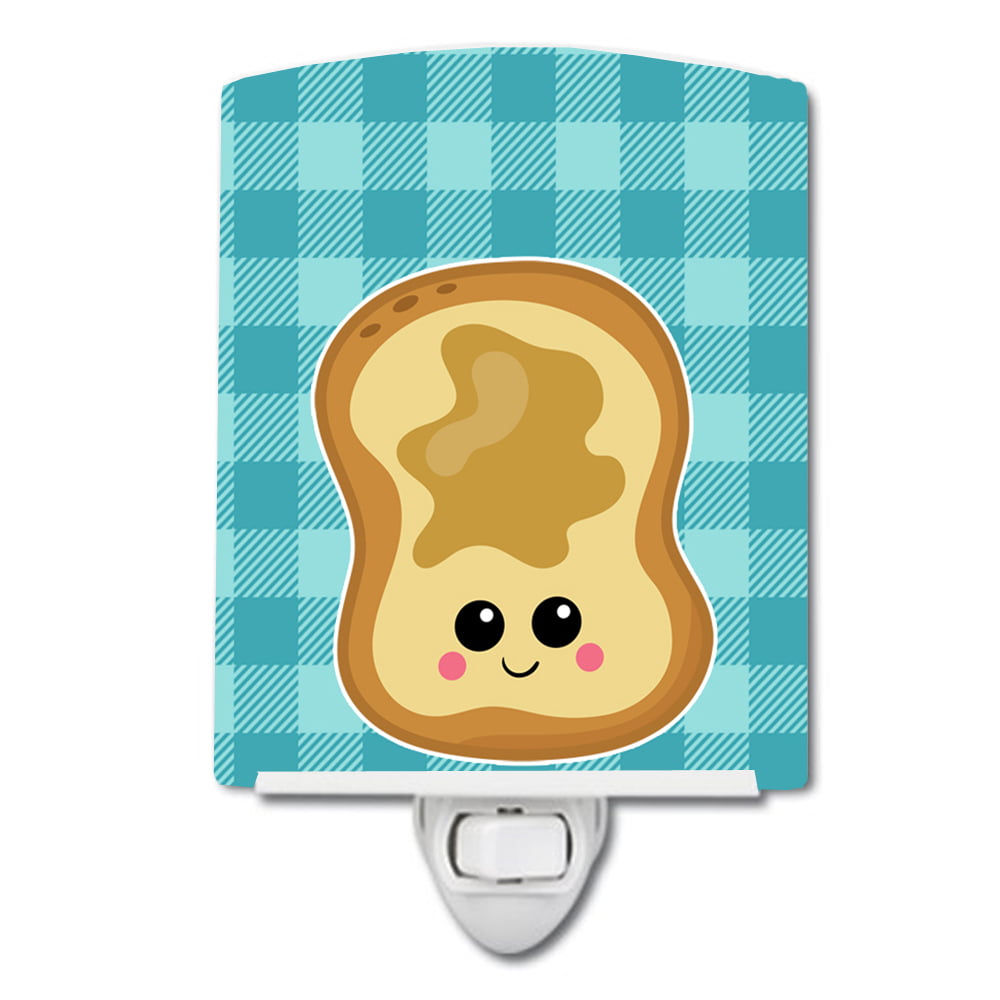 BB6843CNL Peanut Butter Toast Ceramic Night Light