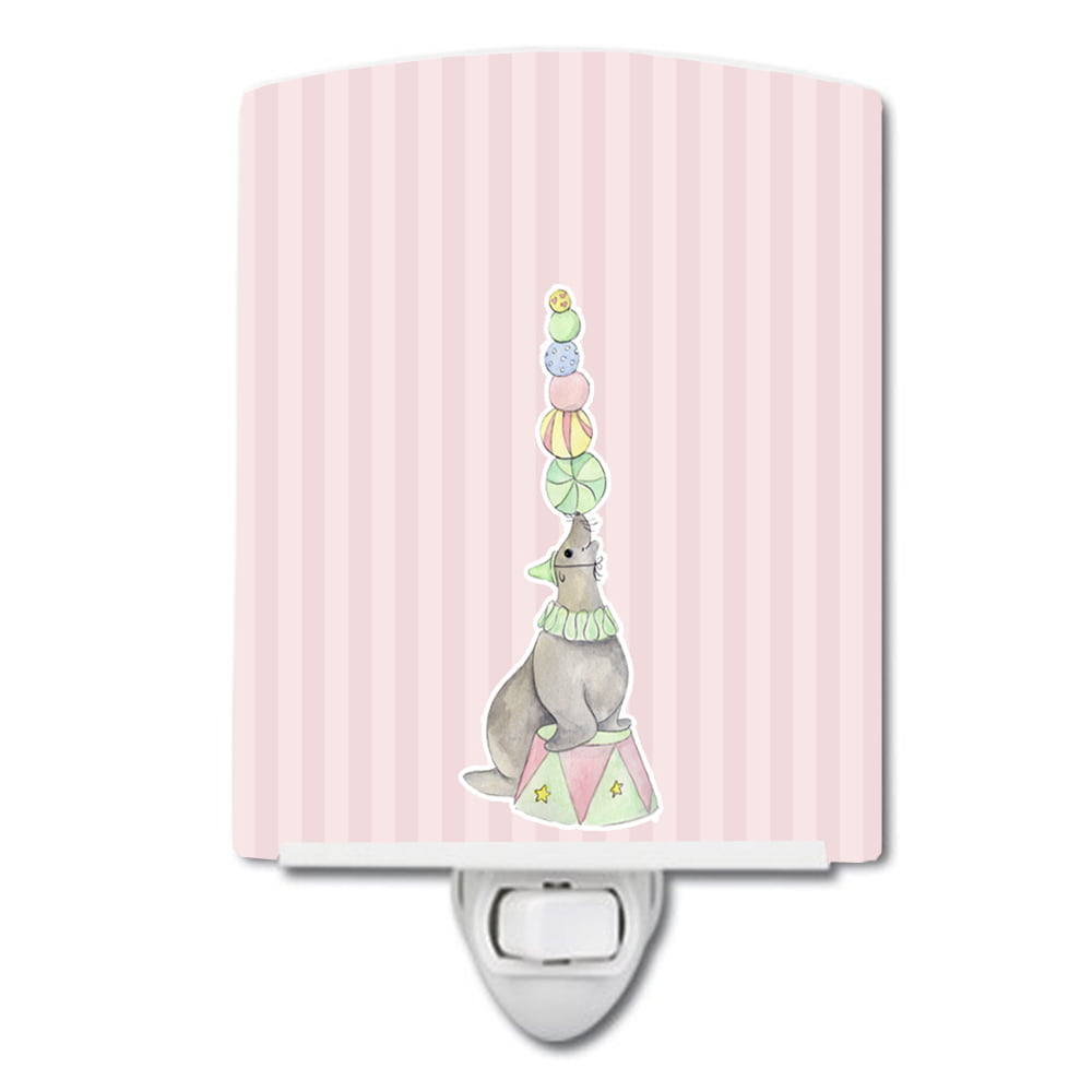 BB6858CNL Circus Seal Ceramic Night Light