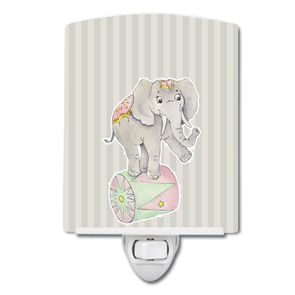 BB6859CNL Circus Elephant Ceramic Night Light