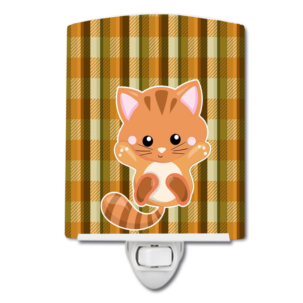 BB6882CNL Hooray Kitten Ceramic Night Light