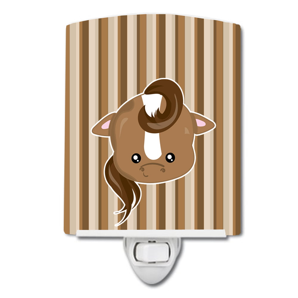 BB6927CNL Horse Face Ceramic Night Light