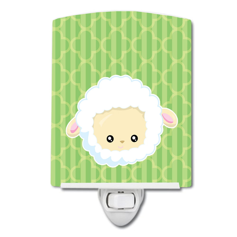 BB6928CNL Sheep Lamb Face Ceramic Night Light
