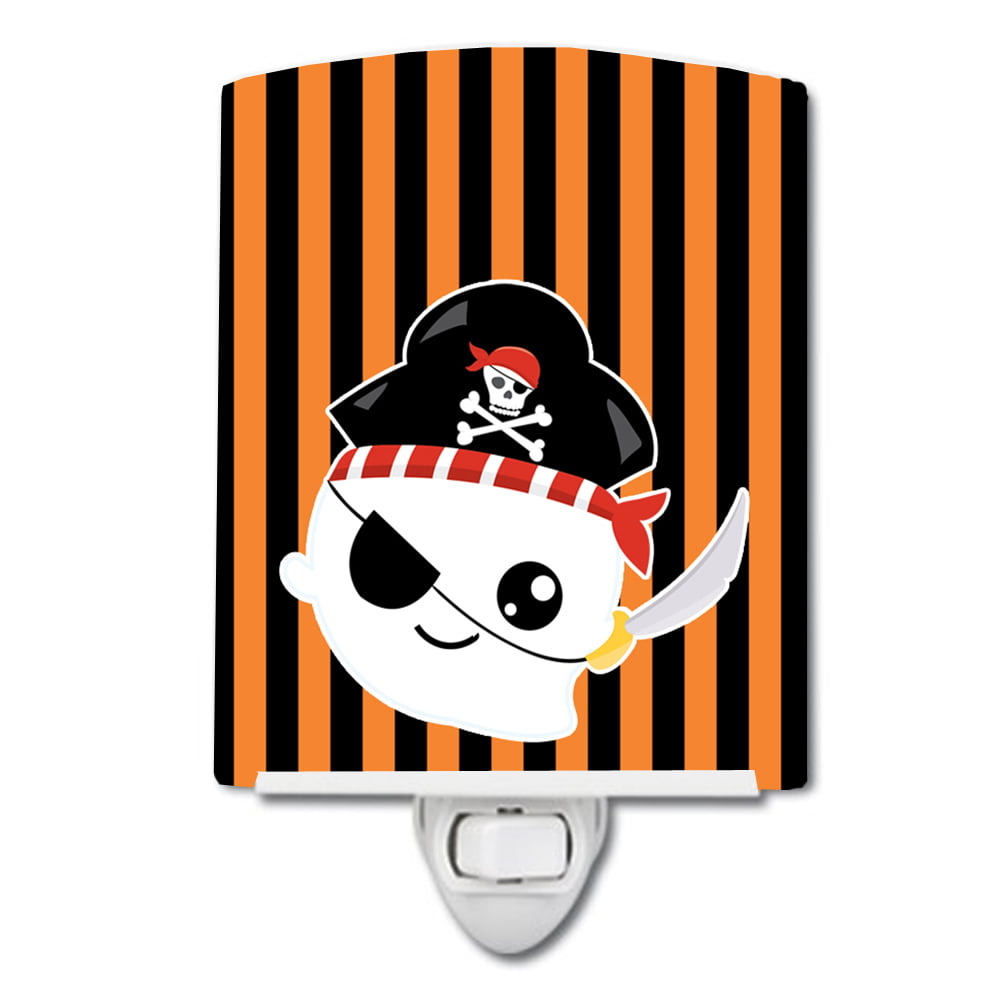 BB6957CNL Halloween Ghost Pirate Ceramic Night Light