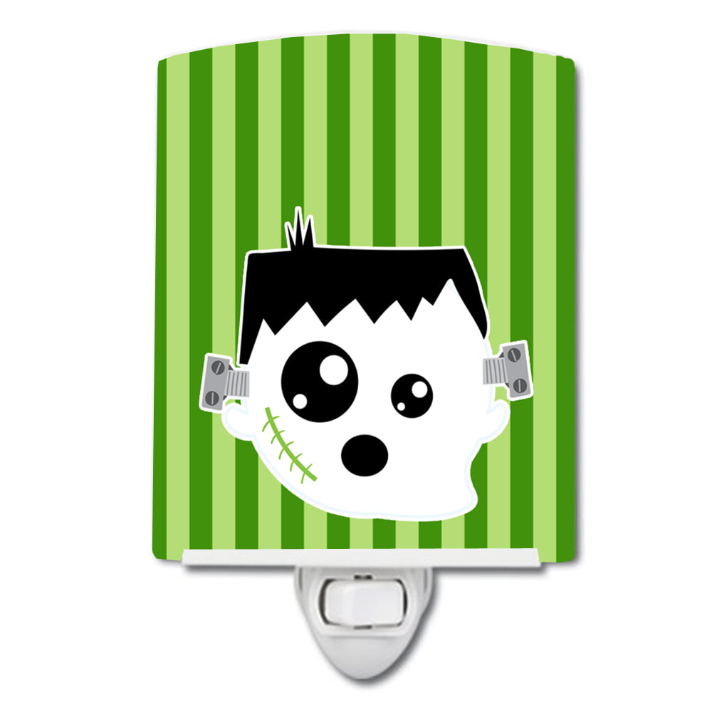 BB6958CNL Halloween Ghost Frankenstein Ceramic Night Light