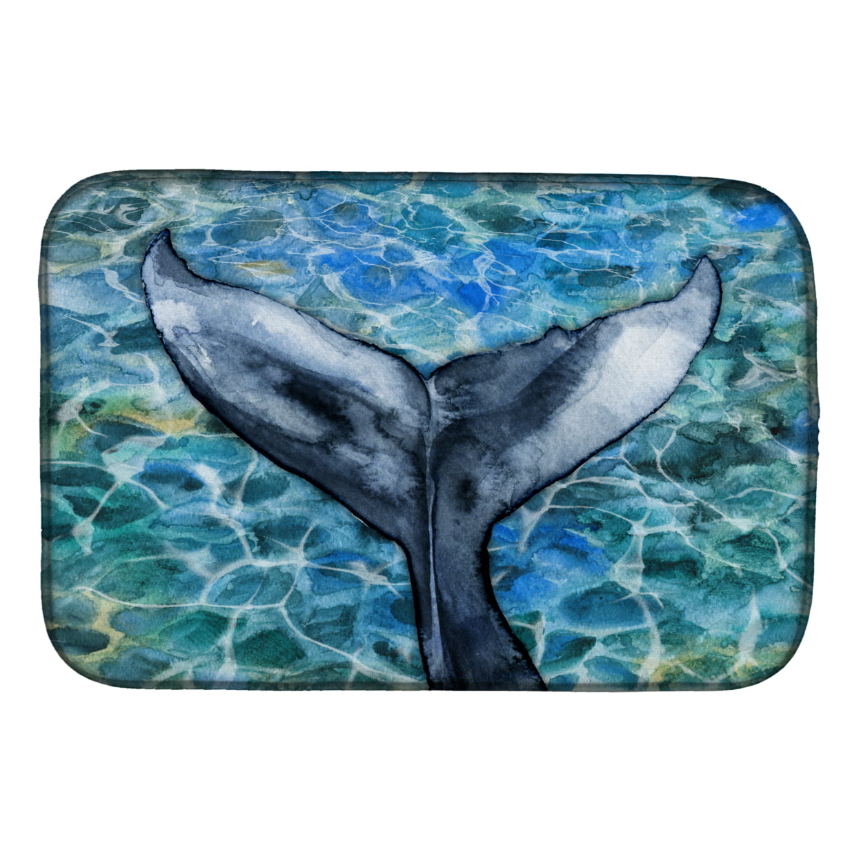 BB5337DDM Whale Tail Dish Drying Mat