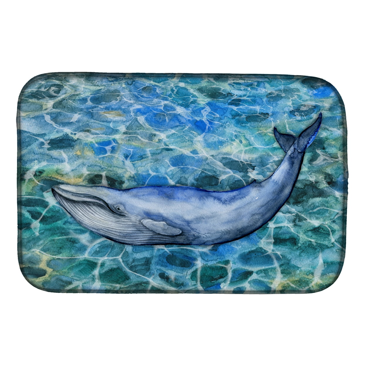 BB5340DDM Humpback Whale Dish Drying Mat