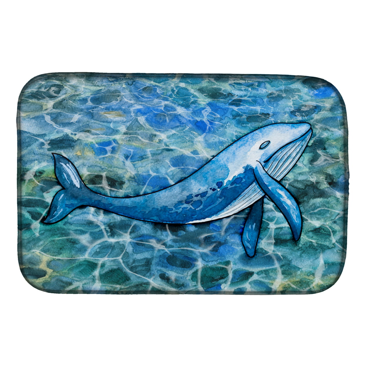 BB5353DDM Humpback Whale Dish Drying Mat