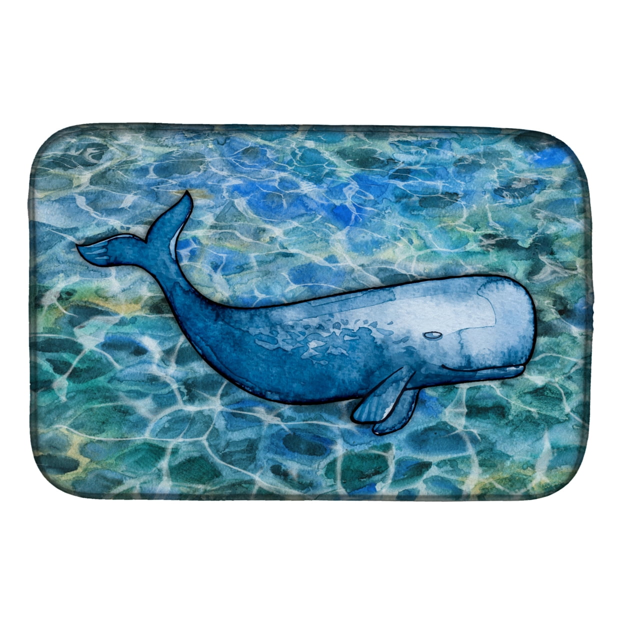 BB5354DDM Sperm Whale Cachalot Dish Drying Mat