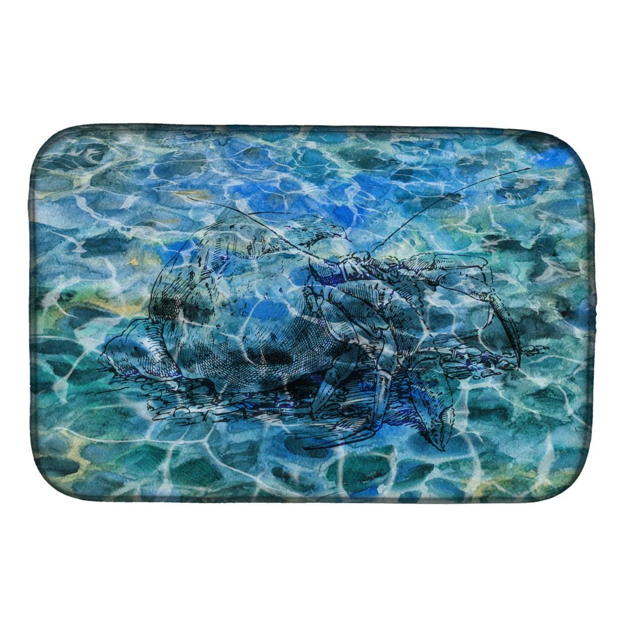 BB5361DDM Hermit Crab Under Water Dish Drying Mat