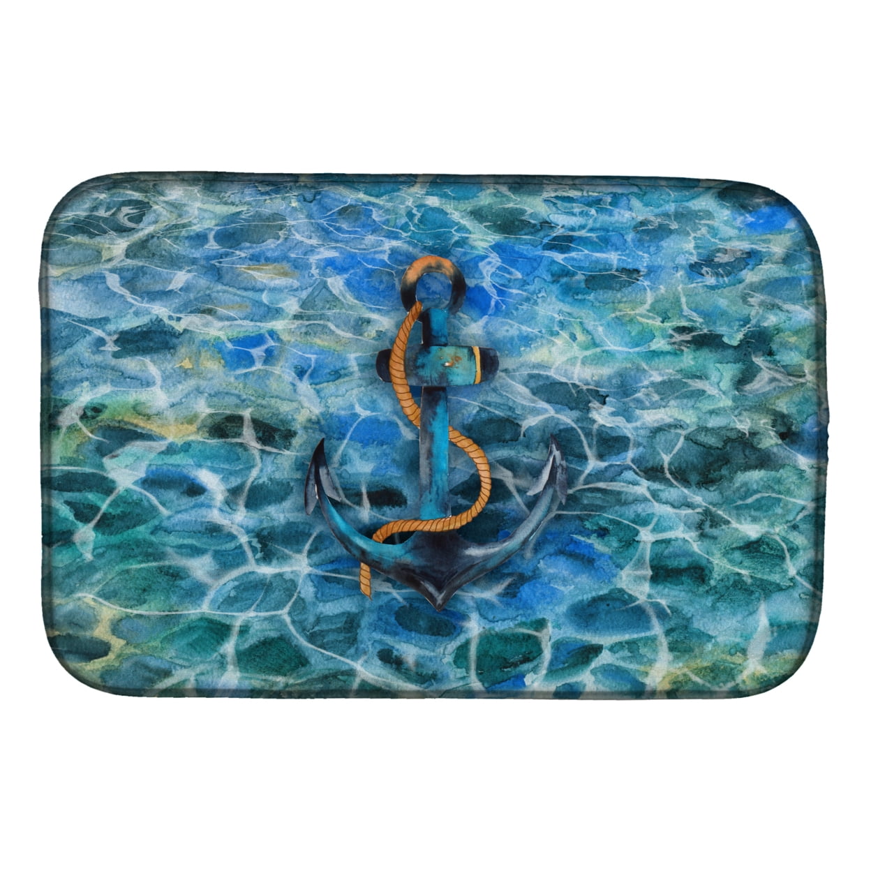 BB5370DDM Anchor & Rope Dish Drying Mat
