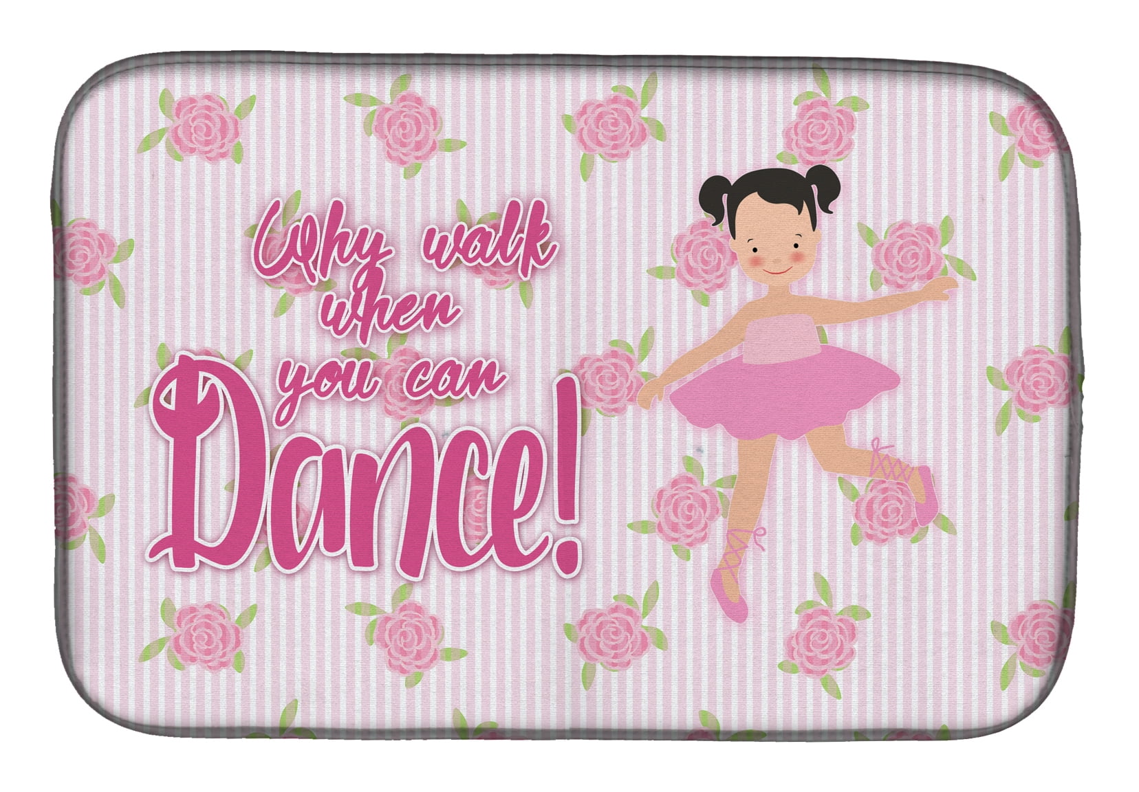 BB5386DDM Ballet Pigtails Dish Drying Mat