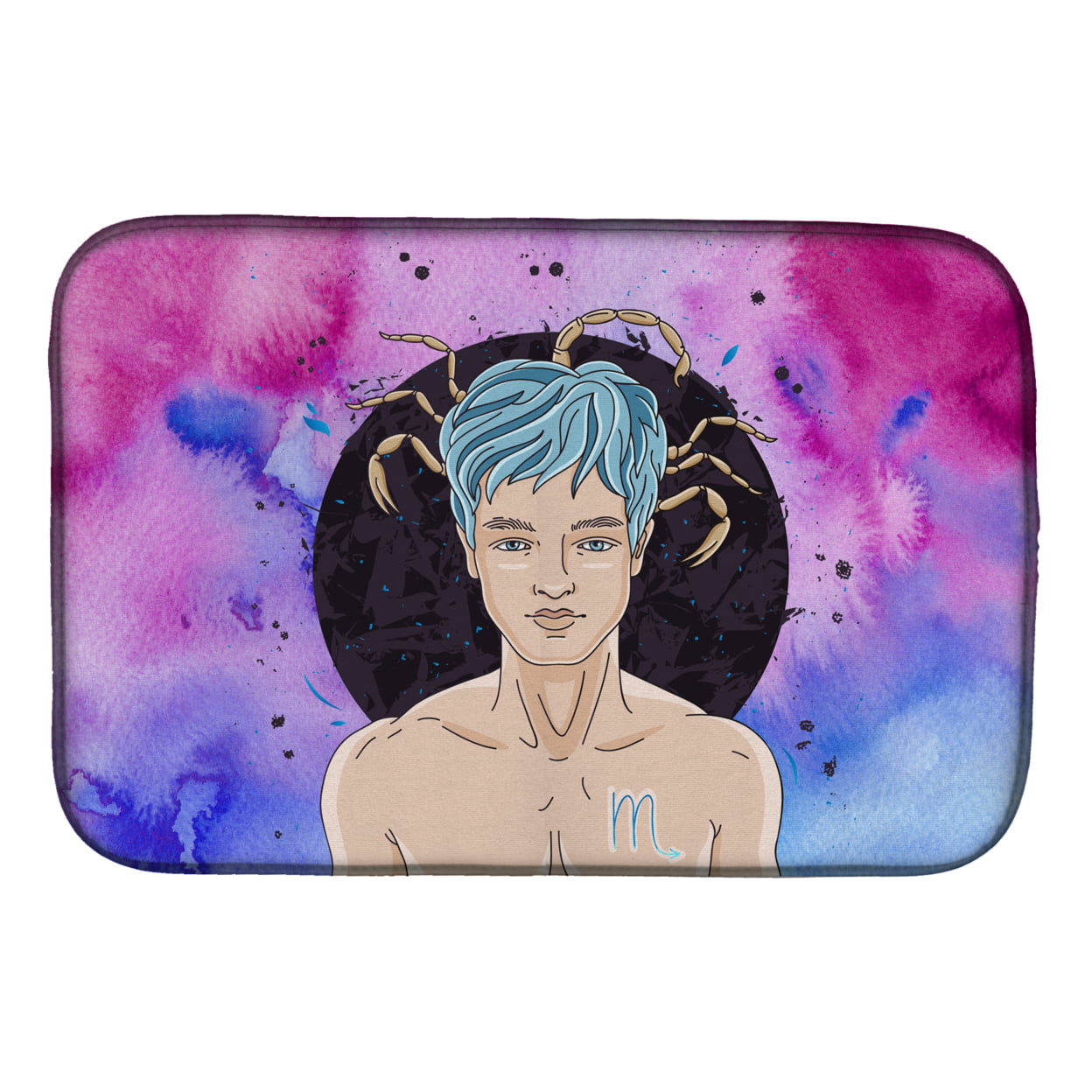 Scorpio Zodiac Sign Dish Drying Mat
