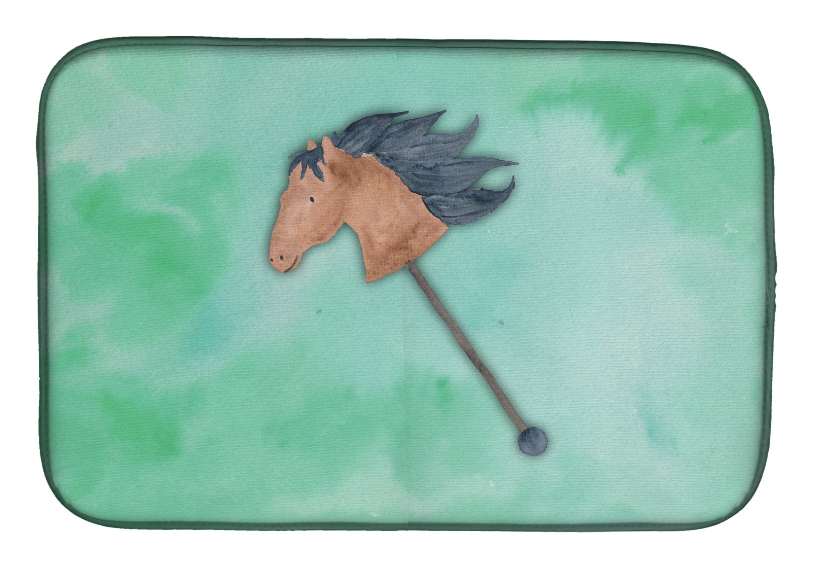Stick Horse Watercolor Dish Drying Mat