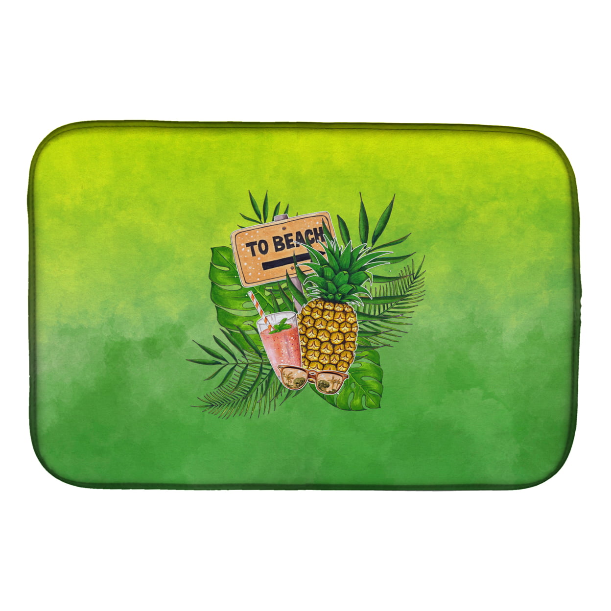BB7450DDM To the Beach Summer Dish Drying Mat