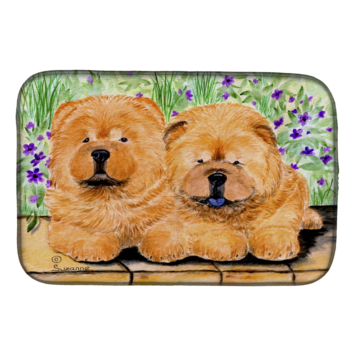 Picture of Carolines Treasures SS8123DDM Chow Chow Dish Drying Mat