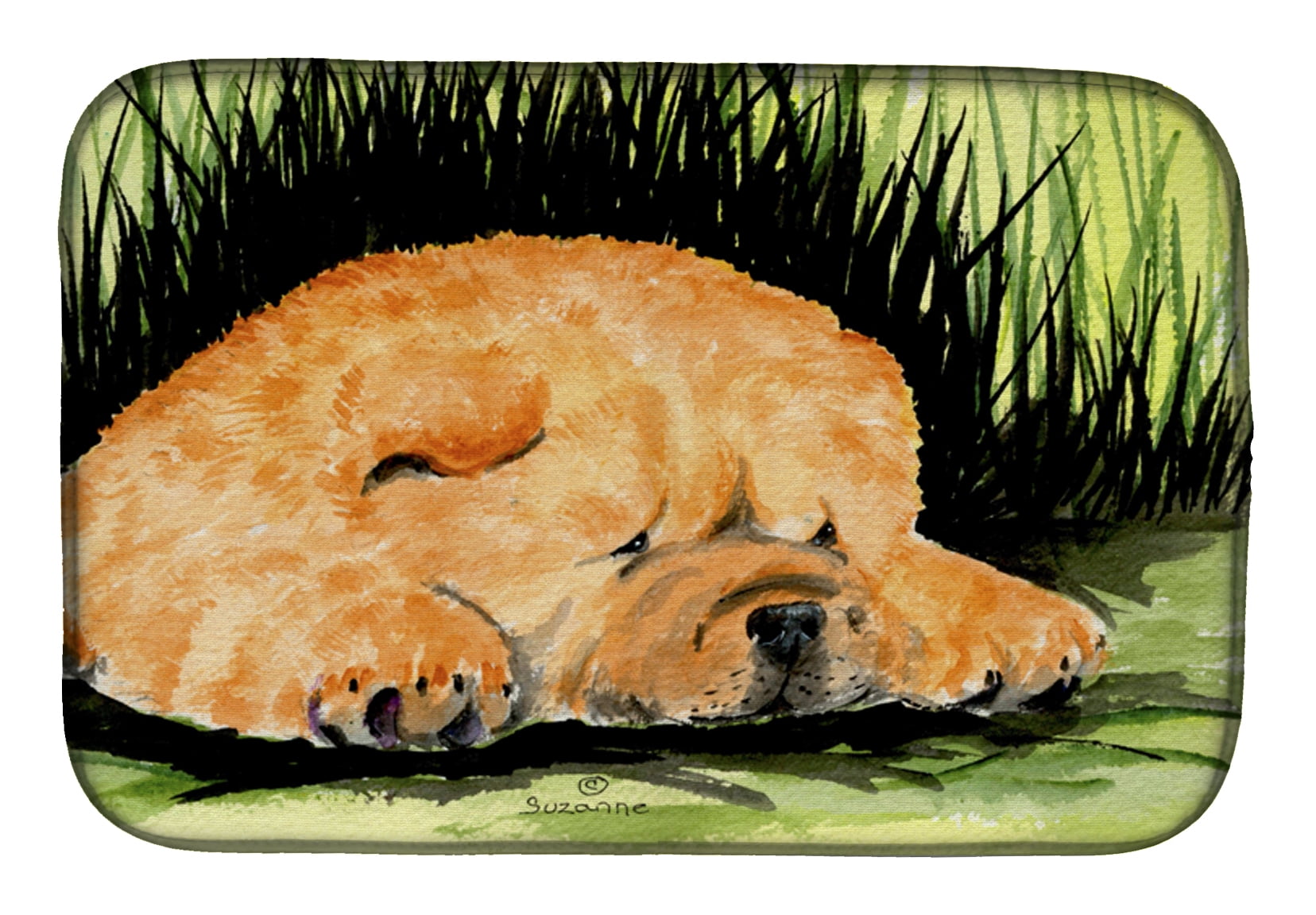 Picture of Carolines Treasures SS8525DDM Chow Chow Dish Drying Mat