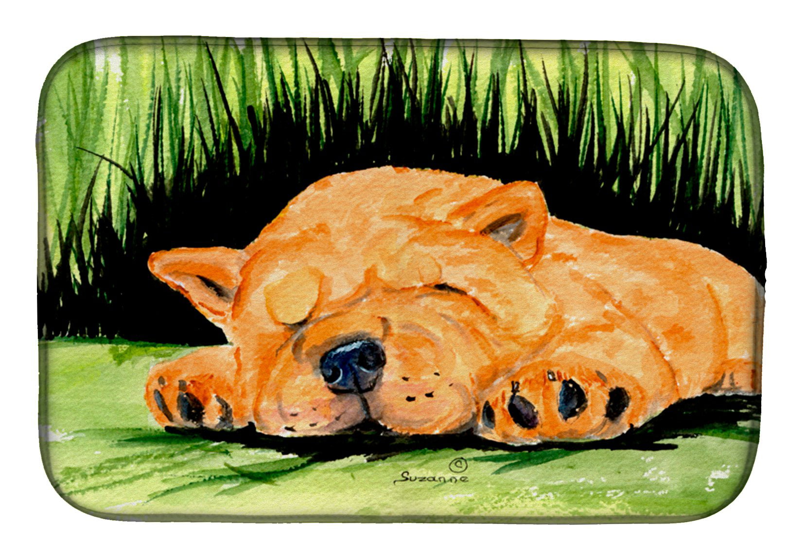 Picture of Carolines Treasures SS8526DDM Chow Chow Dish Drying Mat