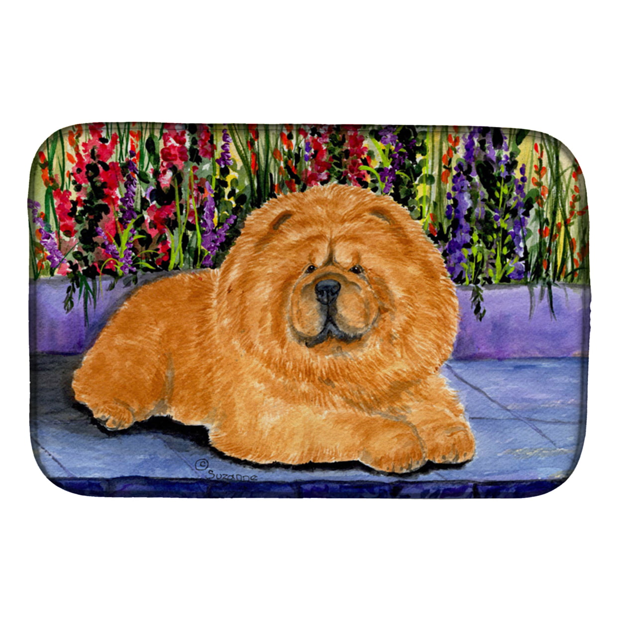 Picture of Carolines Treasures SS8601DDM Chow Chow Dish Drying Mat