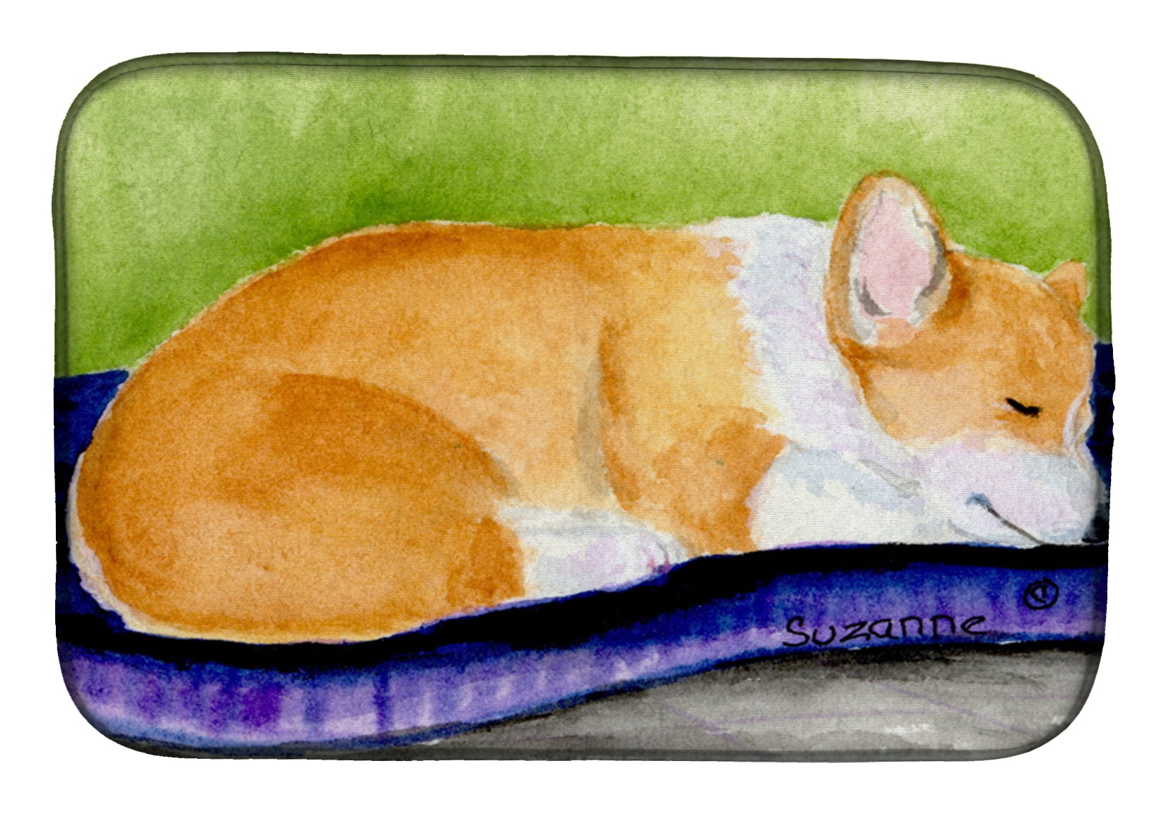 Picture of Carolines Treasures SS8920DDM Corgi Dish Drying Mat