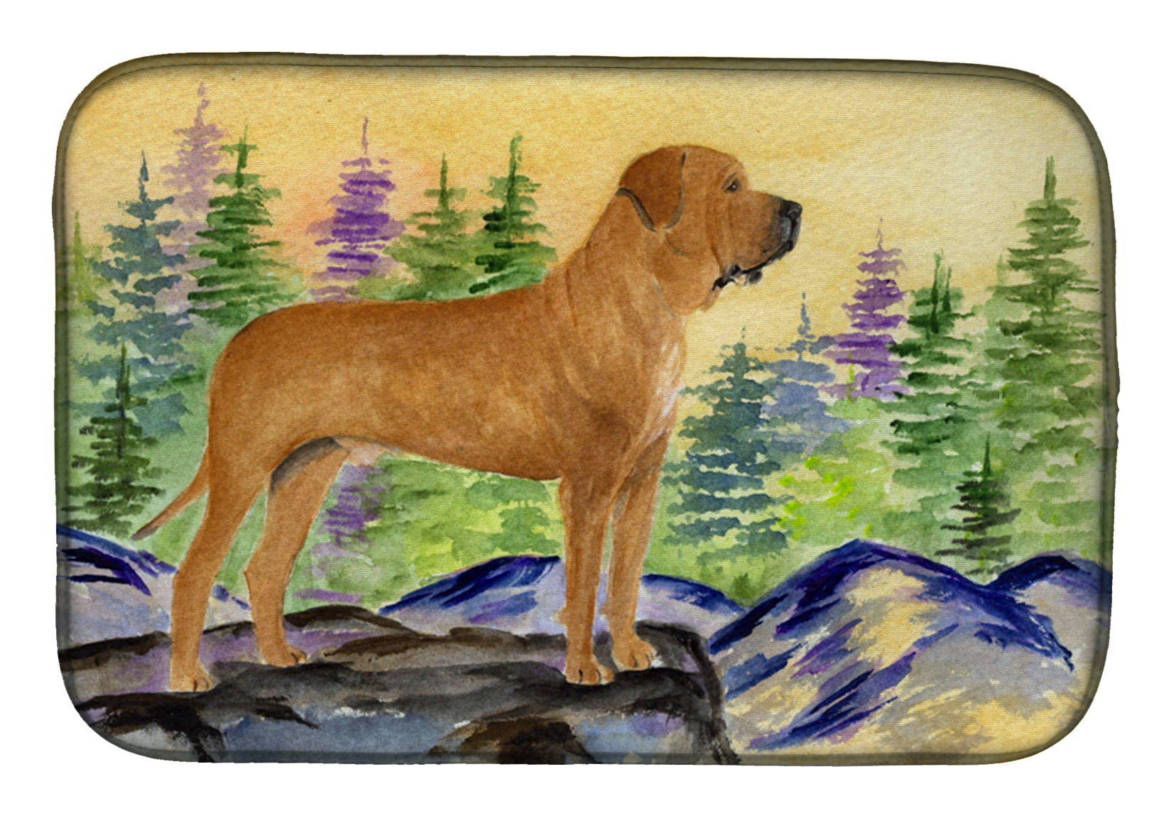 Picture of Carolines Treasures SS8195DDM Tosa Inu Dish Drying Mat