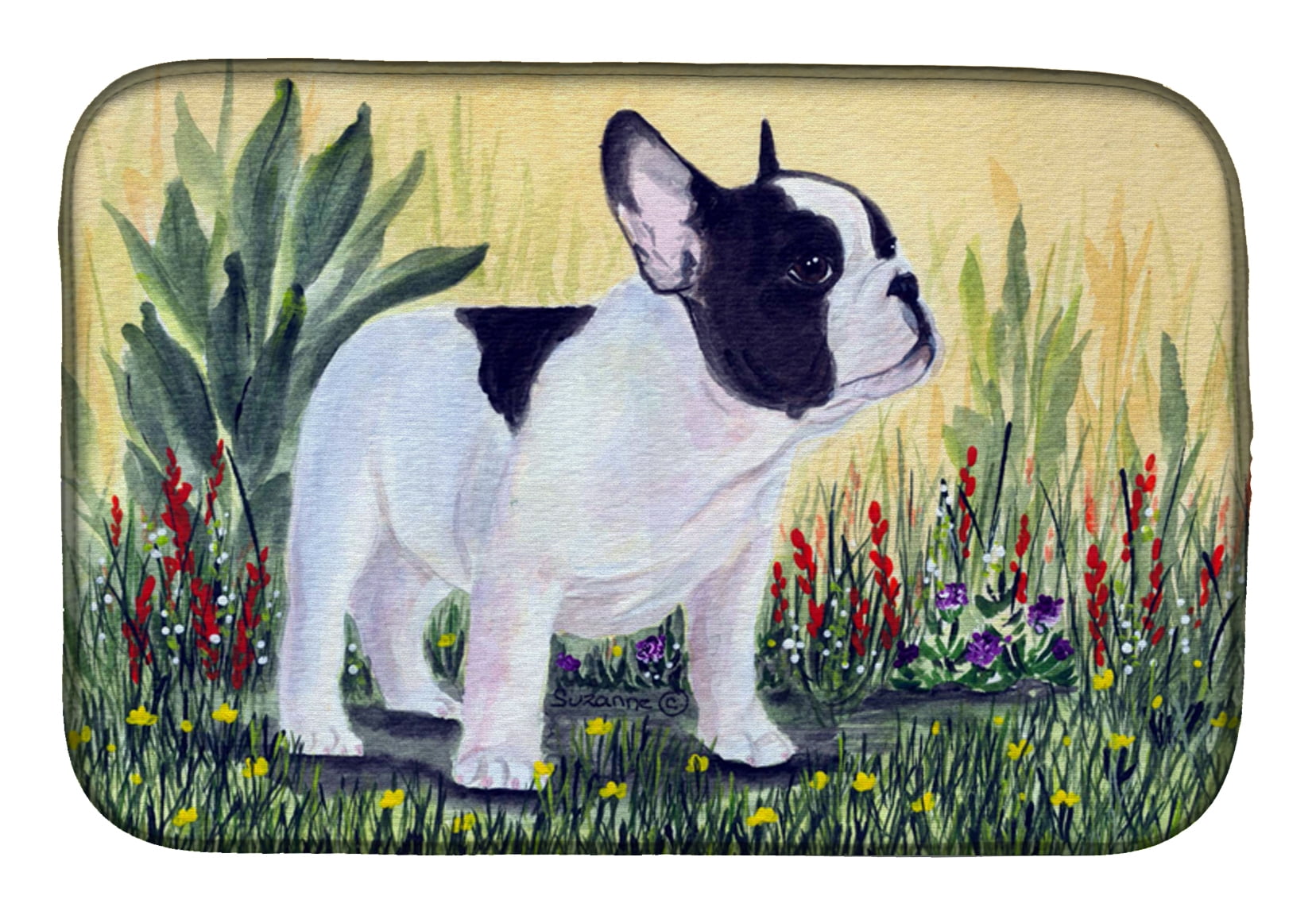 Picture of Carolines Treasures SS8109DDM French Bulldog Dish Drying Mat