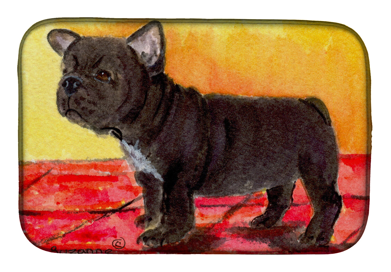 Picture of Carolines Treasures SS8869DDM French Bulldog Dish Drying Mat