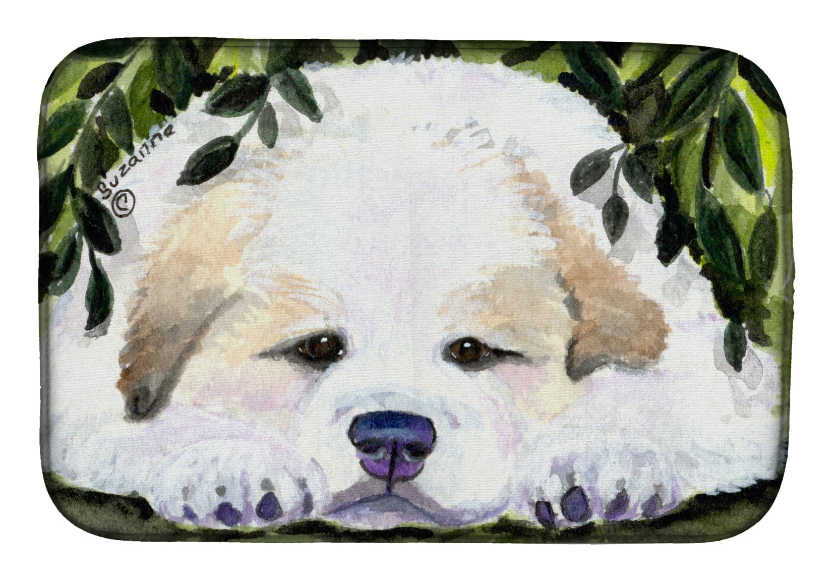Picture of Carolines Treasures SS8944DDM Golden Retriever Dish Drying Mat
