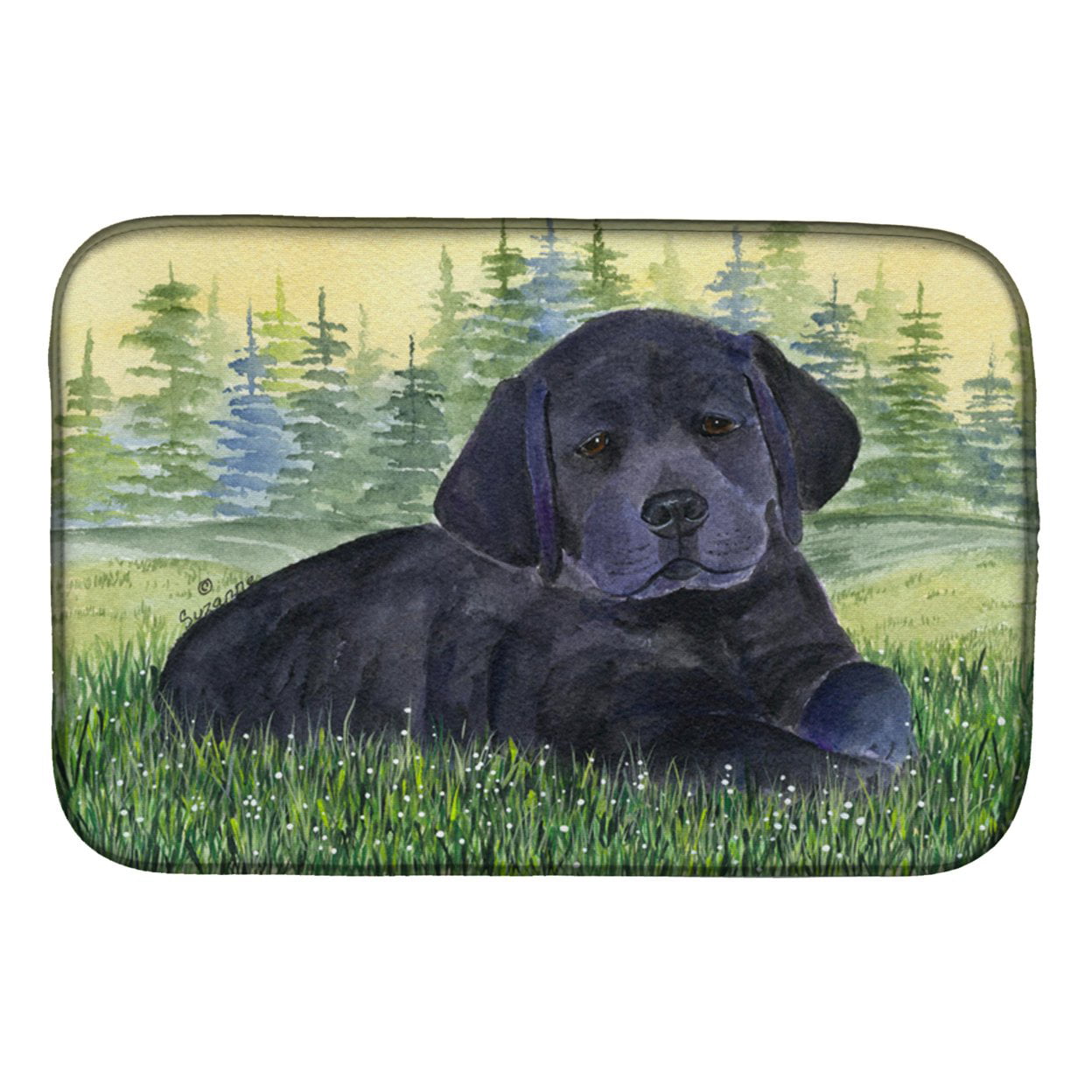 Picture of Carolines Treasures SS8343DDM Labrador Dish Drying Mat
