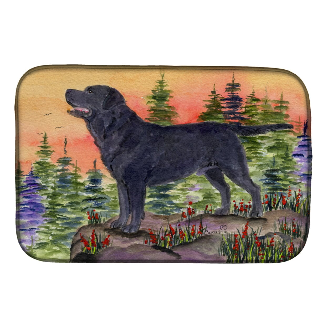 Picture of Carolines Treasures SS8624DDM Labrador Dish Drying Mat