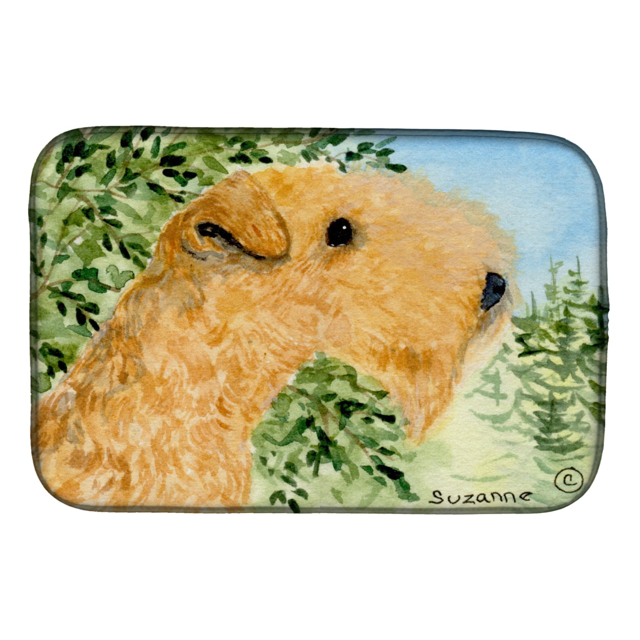 Picture of Carolines Treasures SS8888DDM Lakeland Terrier Dish Drying Mat
