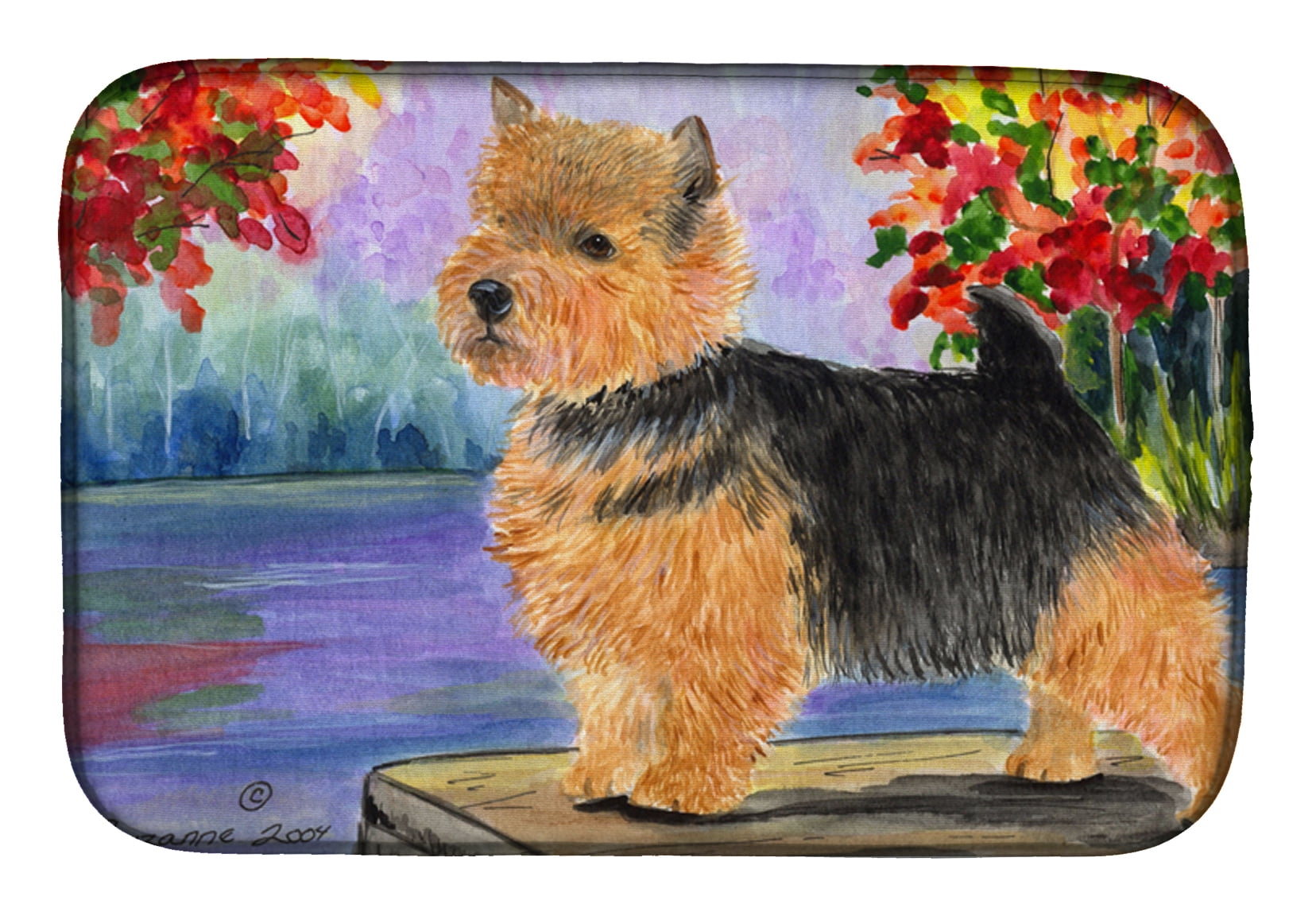 Picture of Carolines Treasures SS8054DDM Norwich Terrier Dish Drying Mat