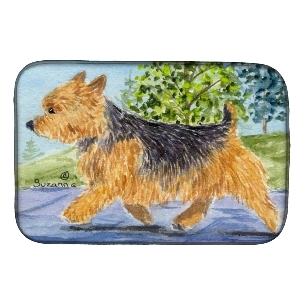 Picture of Carolines Treasures SS8879DDM Norwich Terrier Dish Drying Mat