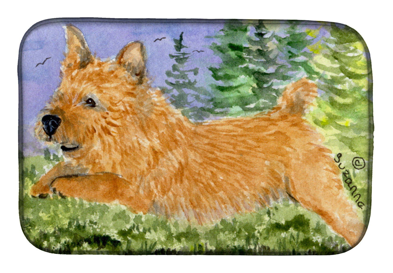 Picture of Carolines Treasures SS8910DDM Norwich Terrier Dish Drying Mat