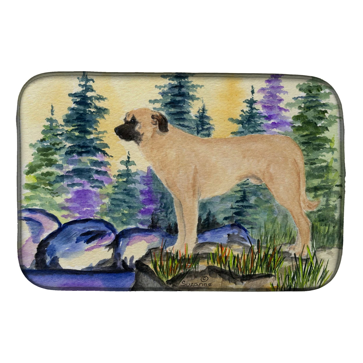 Picture of Carolines Treasures SS8012DDM Anatolian Shepherd Dish Drying Mat